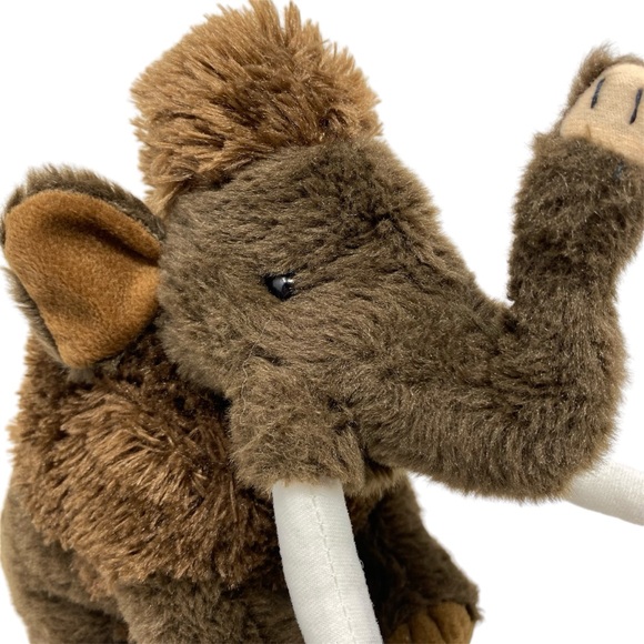 Wild Republic 12” Wooly‎ Mammoth Elephant Realistic Plush Stuffed Animal Brown - Picture 1 of 7